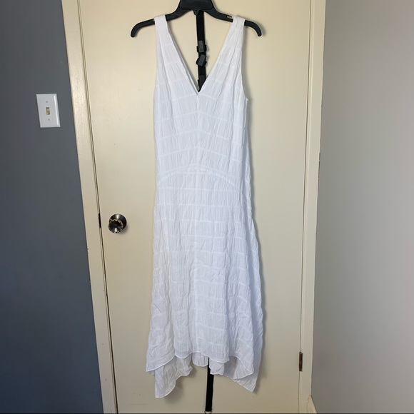 Frame v neck savannah sundress white-size s - Picture 2 of 8